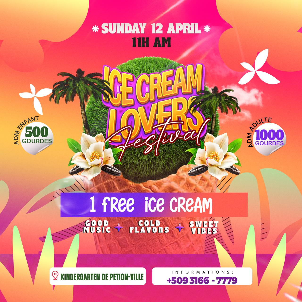 Flyer du Ice Cream Lovers Festival